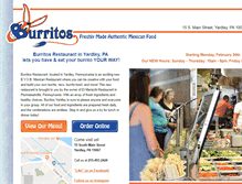 Tablet Screenshot of burritosyardley.com